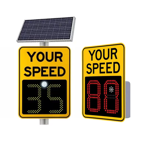 السلامة المرورية الطاقة الشمسية الصمام علامة السرعة أرقام محدودة مجلس فمس سرعة المرور كاشف الصمام عرض الرادار الحد الأقصى السرعة علامة المجلس - Product Image 6