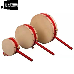 Serie de Tambores de Sonajero Jingying Music 2024, Nuevo Diseño al por Mayor, Pandereta de Madera para Bebés, Juguete <span class=keywords><strong>Tradicional</strong></span> Chino Clásico - Product Image 5