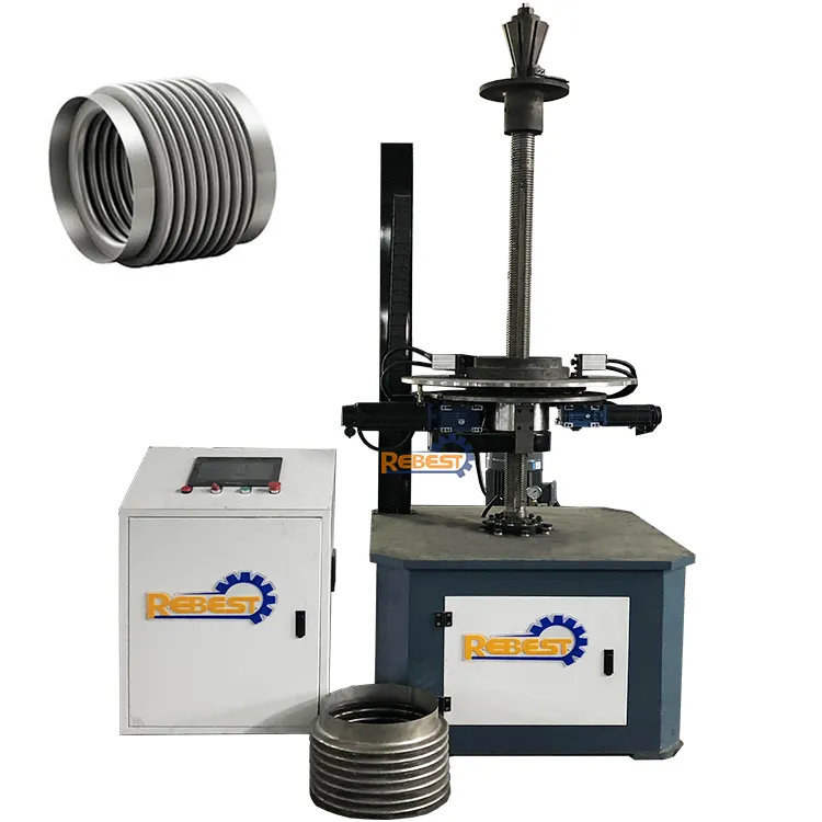 Machine de fabrication de tuyaux en acier ondulé et de fabrication de tuyaux d'échappement flexibles en métal NT-2000