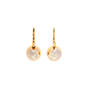Boucles d'oreilles pendantes tendance en acier inoxydable 316L plaqué or PVD, bijoux durables et résistants - Product Image 2