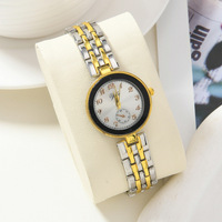 Jam Tangan Pasangan Mini Mewah Tali Baja Tahan Karat Jam Tangan Wanita Model Terbaru Minimalis Elegan Jam Tangan Pesta Hadiah Wanita
