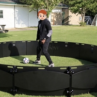 Simulateur de football interactif d'intérieur avec éclairage LED pour salle de jeu, défi de tir sportif et jeu de vitesse circulaire