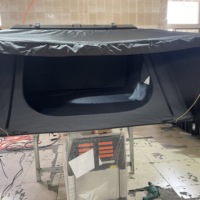 Tente de toit grande taille pour 3-4 personnes, tente de toit en aluminium, coque rigide, camping en plein air, tente de toit rigide pour voiture