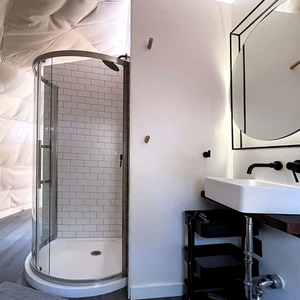 Tiny House-casa prefabricada, tienda de domo geodésica Glamping para invierno - Product Image 6