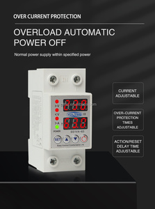 AVP 63A 40A sopra la tensione di protezione regolabile relè digitale automatico relè di Delay protettore stabilizzatori per il sistema solare uso - Product Image 3