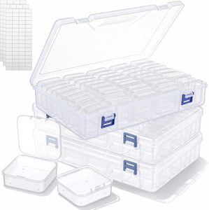 Plastic Square Nail Art Tools <b>Storage</b> <b>Box</b>-Multifunctional Modern Design Sustainable <b>Material</b> 1-3L Capacity - Product Image 1