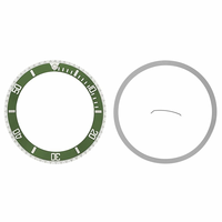Insert de lunette en aluminium vert Xgh OEM ODM