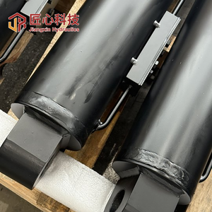 Cylindre à huile hydraulique personnalisé JX avec piston de course de 385mm Cylindre de levage hydraulique à tige de piston chromée dure - Product Image 3