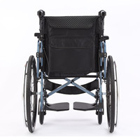 Fauteuil roulant sport à grandes roues de 24 pouces, fauteuil roulant manuel pliable avec coussin confortable, pièces détachables