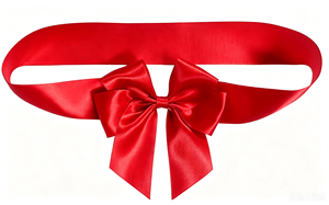 Pita Bunga Poliester Beludru Satin Merah Hijau Ramah Lingkungan Siap Pakai Perekat Sendiri untuk Hadiah Natal - Product Image 3