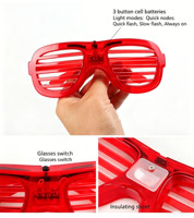 Lunettes LED Néon Lumineuses Clignotantes pour Fêtes, Bars, Concerts – Accessoires Fluorescents pour Photos et Événements