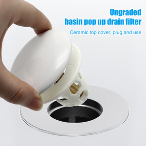 Bouchon universel de vidange Bounce Core laiton Bassin Filtre de vidange Douche Évier Crépine de bain Bouchon de vidange - Product Image 6