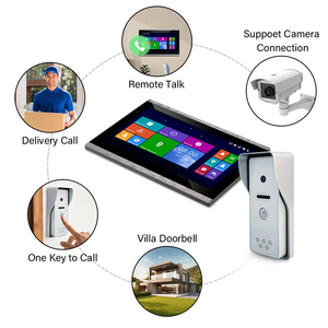 Système IP <span class=keywords><strong>de</strong></span> bonne qualité, moniteur intérieur 10 pouces, étanche IP65, sonnette filaire, application Tuya, WIFI, vidéophone, <span class=keywords><strong>interphone</strong></span> vidéo - Product Image 5