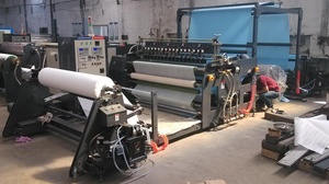 Máy làm băng y tế bằng vải cotton, máy phun phủ nóng chảy, thiết bị cán màng cho áo phẫu thuật, màng PE, vải không dệt - Product Image 5