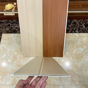 Panel de Techo de <span class=keywords><strong>PVC</strong></span> Económico, Paneles de <span class=keywords><strong>PVC</strong></span> Modernos con Aspecto de Madera Impermeables para Techo - Product Image 5