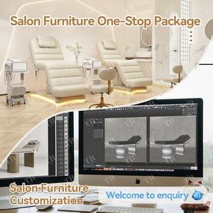 كرسي تجميل كهربائي أسود مريح من توري بيوتي ستوديو، سرير للعلاج الوجهي في السبا، سرير للعيادات التجميلية - Product Image 6