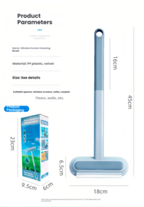 <span class=keywords><strong>Brosse</strong></span> multifonction 4-en-1 pour enlever les poils d'animaux, avec <span class=keywords><strong>long</strong></span> manche, grattoir à peluches pour tapis, nettoyeur de fourrure pour canapé, lit, moustiquaire, vêtements et animaux domestiques - Product Image 5
