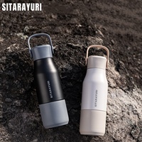 Thermos isotherme portable en acier inoxydable de 700 ml (24 oz) – Garde au chaud et au froid 12h, sans BPA, compatible eau bouillante, idéal pour le camping en extérieur
