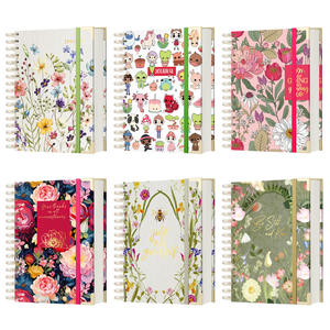 Özel Baskılı Sert Kapaklı Defter Botanik Günlüğü Metal Kenarlı Planlayıcı Defter Lüks Hediye ve Günlük Yazım İçin - Product Image 5