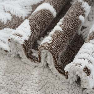 ผ้าห่มขนแกะเชอร์ปาแบบกำหนดเองผ้าห่มขนแกะลายหมีผ้าห่มนุ่มพิเศษสำหรับทุกฤดูกาลอบอุ่นสบาย - Product Image 6