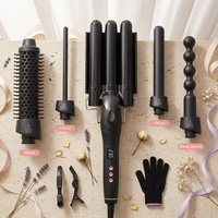 Pengeriting Rambut Nirkabel Portabel 2 in 1 Pelurus dan Pengeriting Rambut Isi Ulang untuk Perjalanan Rumah Hadiah Wanita pengeriting rambut