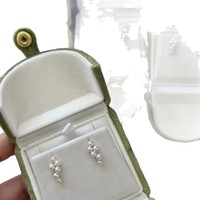 Pendientes de Perlas Naturales de Agua Dulce Estilo Akoya, Racimo de Uvas, Plata de Ley S925, Pendientes Redondos, Joyería para Mujer, Venta al por Mayor