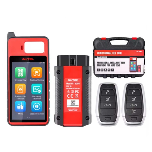 Autel MaxiIM KM100 Key Fob Programmer Immobilizer Tool Key Creation IMMO Learning Chip Read Write Cloning PK AUTEL KM100E KM100X
