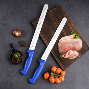 RUITAI-Cuchillo de cocina profesional de 12 pulgadas, mango de plástico PP Azul, de acero inoxidable, para cortar jamón - Product Image 3