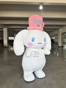 Cinnamoroll gonfiabile cane mascotte Costume personaggio dei <span class=keywords><strong>cartoni</strong></span> animati Cosplay gigante del partito peluche di Halloween gigante divertente <span class=keywords><strong>per</strong></span> <span class=keywords><strong>adulti</strong></span> - Product Image 2