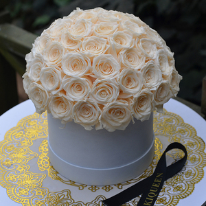 <span class=keywords><strong>Rose</strong></span> Immortali di Lusso in Confezione Rotonda, Fiori Conservati Fatti a Mano per la Festa della Mamma, Scatole Regalo di Alta Qualità Personalizzate - Product Image 4