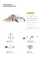 Glissière extérieure de terrain de jeu d'enfants de thème d'océan de série de HPL
