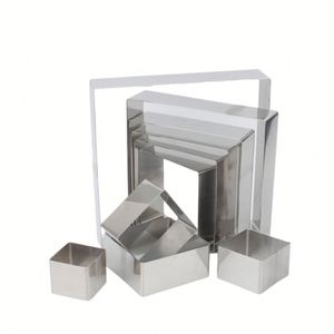 Mousse <b>Cutter</b> Stainless Steel Cake <b>Ring</b> Cake Mold Metal Pastry Mould Dessert <b>Ring</b> Baking Tool for Home Kitchen Diy Pastry - Product Image 2