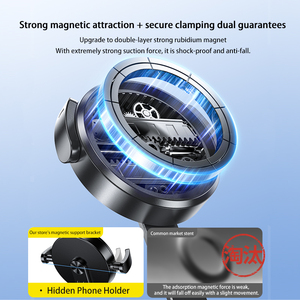 Nouveau support de <span class=keywords><strong>téléphone</strong></span> portable flexible en alliage d'aluminium et silicone à mémoire de forme, réglable à 360 degrés, avec clip portable - Product Image 6