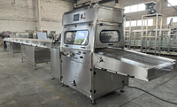 Machine d'enrobage de chocolat pour biscuit/table de refroidissement de chocolat/machine d'enrobage et de refroidissement de chocolat automatique