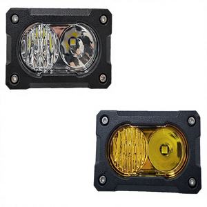 ไฟทำงาน LED สีเหลือง 20W รุ่นใหม่ ขนาด 4 นิ้ว แบบ Spot Flood Combo Pods สำหรับรถยนต์ รถบรรทุก 12V 24V ไฟติดตั้งด้านหน้า สำหรับออฟโรด ไฟตัดหมอก - Product Image 2