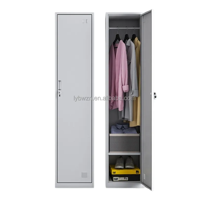 ติดตั้งง่าย ตู้เก็บเสื้อผ้าทํางานพนักงานโลหะ ตู้เก็บของ ตู้เก็บของเหล็กหลายประตู ห้องเปลี่ยนเสื้อผ้าใช้