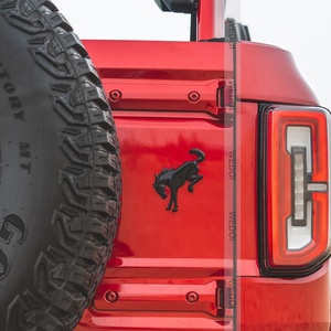 Adhesivo <span class=keywords><strong>de</strong></span> Metal con logotipo <span class=keywords><strong>de</strong></span> <span class=keywords><strong>Bronco</strong></span> 3D para coche, insignia cromada para guardabarros, estilo <span class=keywords><strong>de</strong></span> coche para Ford <span class=keywords><strong>Bronco</strong></span>, pulgadas - Product Image 3