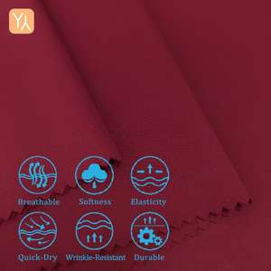 Beliebter Hochwertiger 100% Polyester Tricot Gestrickter Futterstoff Elastisch und Atmungsaktiv Kunst-Nylon und Baumwollstoff Poloshirt-Stoff - Product Image 2