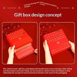 Custom Eco-Friendly Photo Frame Gift <b>Box</b> with Logo Printing Reusable <b>Memorial</b> Packaging - Product Image 4
