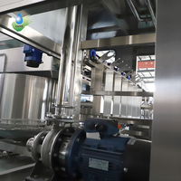 Chaîne de production de remplissage d'eau automatique haute vitesse 20L pour usine d'eau de 5 gallons 150bph