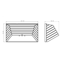 Sistema de radar antigolpes industrial moderno para operadores de puertas de garaje automáticas Motor de apertura de puerta corredera con estilo