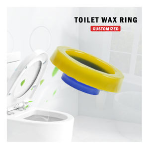 Anillo de cera extra grueso de doble capa con brida 245 gAnillo de cera para baño Aplicación Sellador de plomería para inodoro - Product Image 1