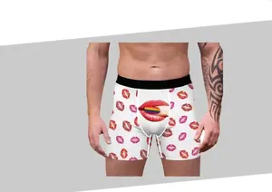 3D Print Custom Boxer Shorts Boxer De Hombres Christmas Underwear For Man