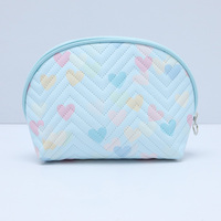 Trousse de Maquillage Portable de Voyage en PU de Luxe pour Femme, Étui Cosmétique Coque Souple avec Fermeture Éclair, Sacs Personnalisés Imprimés, Sac de Toilette Doux