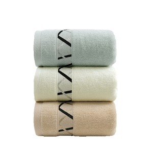 ผ้าเช็ดตัวคิม ไรอัน 70x140 ซม. ผ้าฝ้ายโพลีเอสเตอร์หนาพิเศษ ซึมซับได้ดี สำหรับใช้ในบ้านและผู้ใหญ่ - Product Image 5