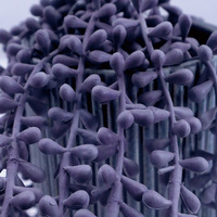 Ensemble de plantes succulentes artificielles d'Halloween avec pot violet Cactus en plastique réaliste Aloe Decor pour la décoration de table de fête à la maison