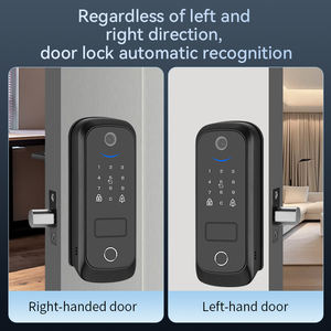 אינטרקום וידאו אבטחה גבוהה עם נעילת דלת חכמה של טויה עם זיהוי טביעת אצבע, סיסמה וכרטיס, עם בקרת ענן ואפליקציה לדלתות עץ ולמלונות - Product Image 4