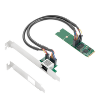 Carte Ethernet 2.5G M.2 2280 B+M Key 2500Mbps, adaptateur LAN RJ45, chipset Intel I226, carte réseau interne pour PC, convertisseur filaire