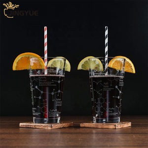 Vasos de Pinta Modernos de 480 ml con Impresión Personalizada al por Mayor, Patrón Personalizado para <span class=keywords><strong>Copas</strong></span> de Vino, Té con Leche, Refresco, Cerveza, Hogar, Oficina, Cocina - Product Image 6