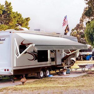 Awnlux W5700 - Auvent <span class=keywords><strong>électrique</strong></span> à déroulement automatique haute résistance pour caravane, télécommande pour caravane de 15 pieds - Product Image 5